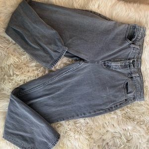 dark grey/ washed black BDG straight leg jeans